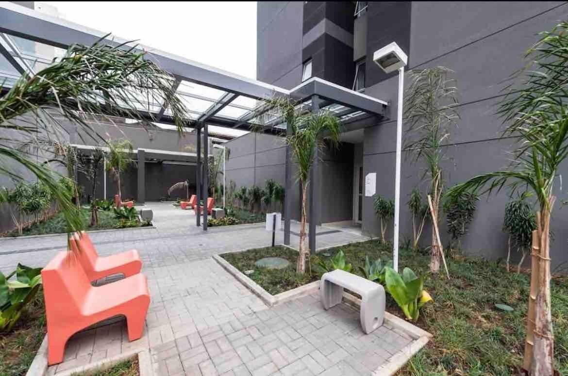 Mv63 - Studio Lindo Com Piscina Prox Ao Metro Bras 圣保罗 外观 照片