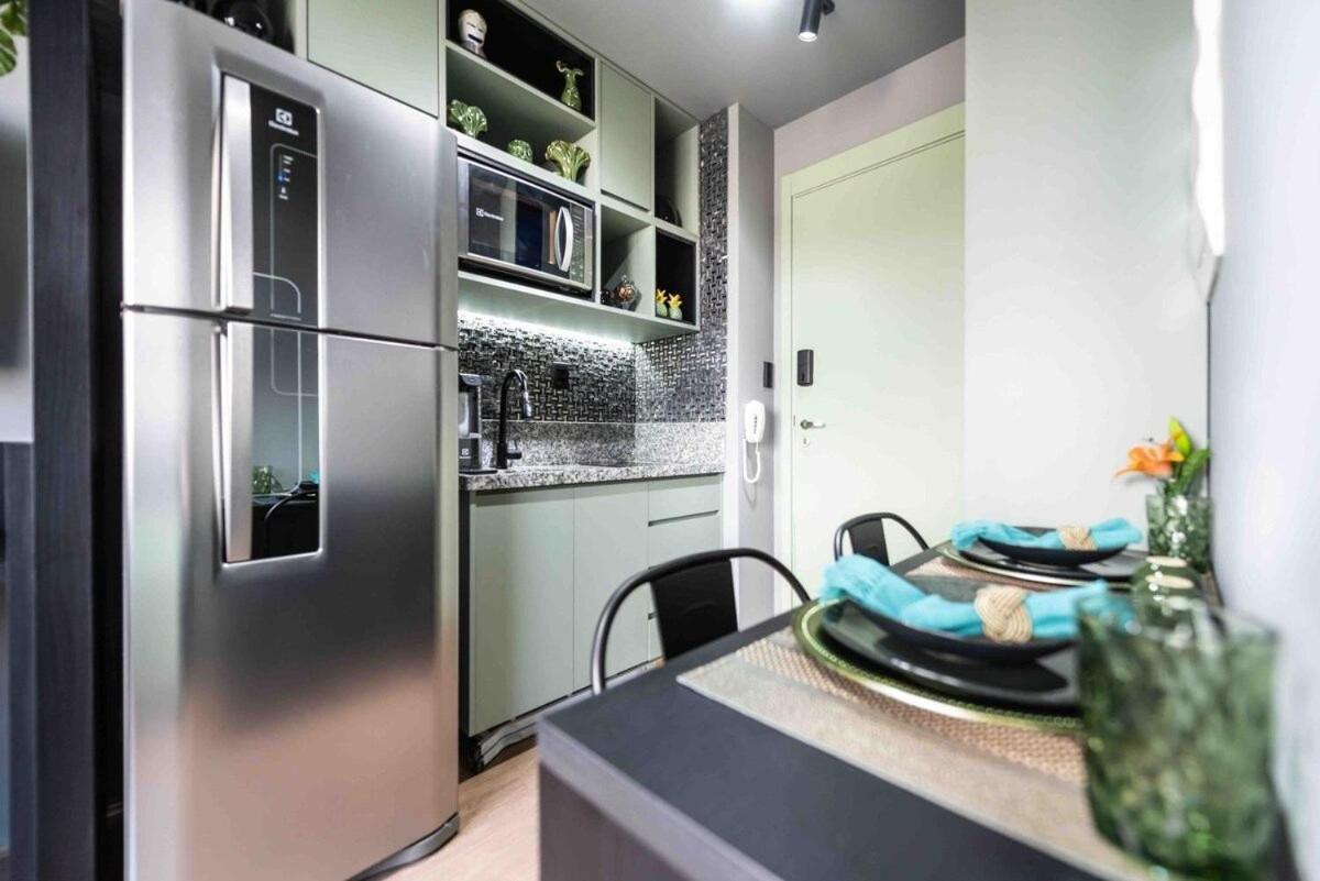 Mv63 - Studio Lindo Com Piscina Prox Ao Metro Bras 圣保罗 外观 照片